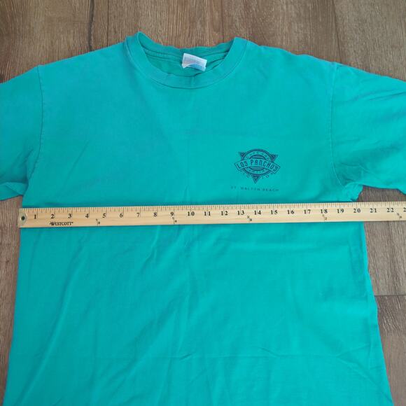 VTG Tequila Shooter Lizard Adult Large Shirt Alcohol Beer Reptile Snake Teal - Picture 8 of 9